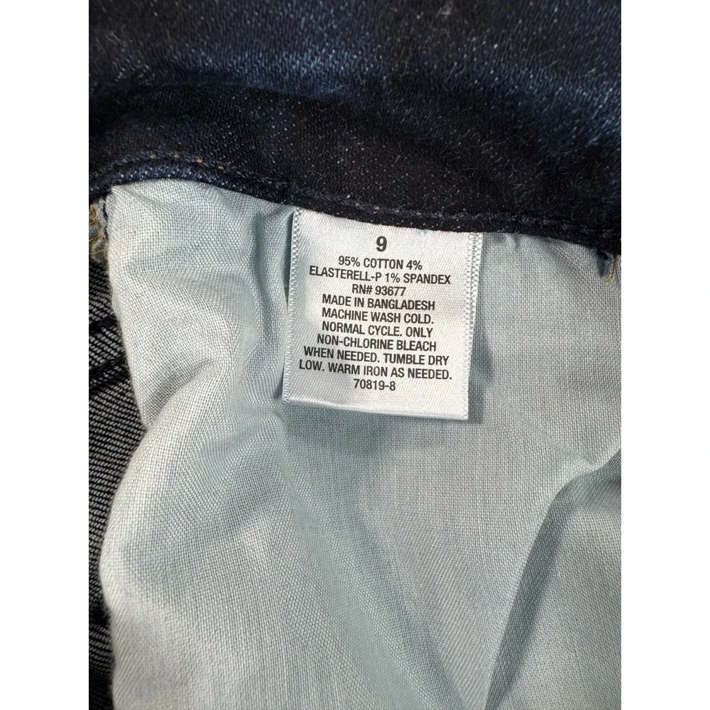 Arizona Jean Co. Women's Size‎ 9 Skinny Blue Jeans Stretch Denim Mid Rise